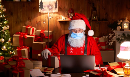 Papai Noel no e-commerce