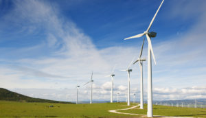 Moinhos de vento para geração de energia eólica