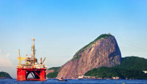 Plataforma da Petrobras na Baía de Guanabara