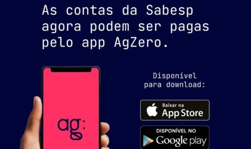 Flyer comercial AgZero e Sabesp parceria