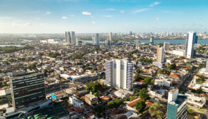 Vista da cidade de Recife, em Pernambuco