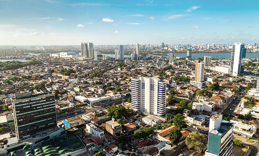 Vista da cidade de Recife, em Pernambuco
