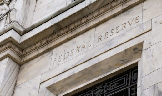 Fachada do prédio do Federal Reserve, nos Estados Unidos