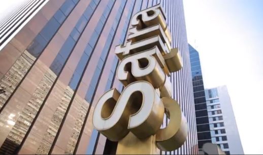Fachada do Banco Safra, em São Paulo, cuja revisão para o PIB foi divulgada