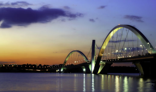 Ponte JK, em Brasília: Brasil pode ter receitas bilionárias com imposto do G-7