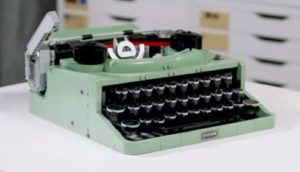 Máquina de escrever Lego