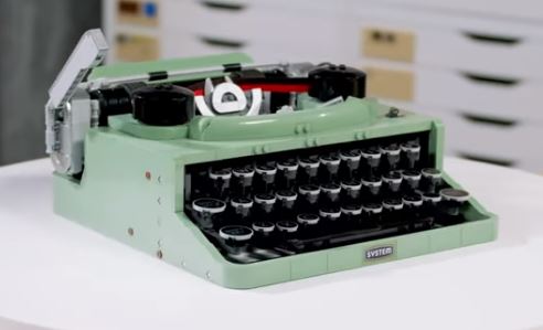 Máquina de escrever Lego