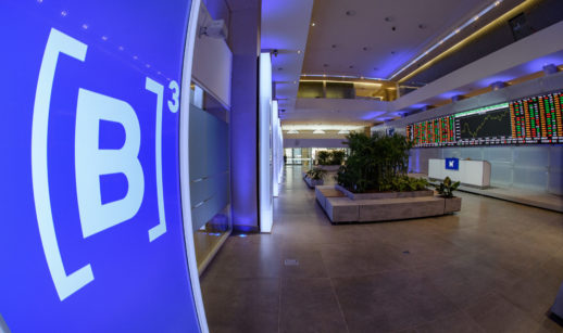 Interior da B3, bolsa de valores brasileira, que teve boom de clientes nos últimos 4 anos
