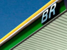 Logo BR em destaque em posto da BR Distribuidora