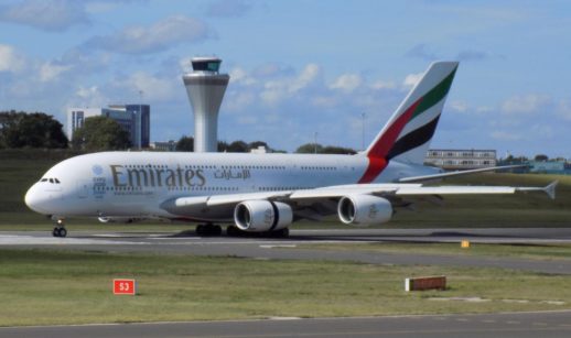 Avião da Emirates