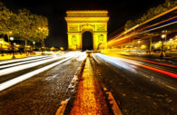 Paris a noite, trânsito