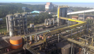Aérea de planta de tratamento e gás natural, cujo fornecimento á Gerdau em uma fábrica será feita pela Petrobras