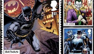Batman no selo dos correios