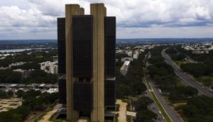 Vista aérea do Banco Central do Brasil, em Brasília, onde é definida a taxa de juros