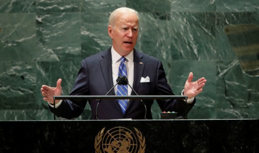 Joe Biden fala sobre a redução da emissão de gases