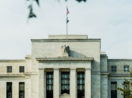 Fachada do Federal Reserve, Fed, o banco central dos EUA, que decide a política de juros