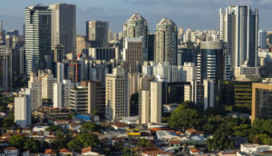 Prédios na paisagem de São Paulo, alusivo ao IGP-M