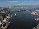 Aérea com vista para o Rio de Janeiro e Niterói, alusivo ao crescimento do PIB do Brasil