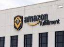 Fachada da Amazon Fulfillment, serviço de logística da empresa, que foi multada na Itália