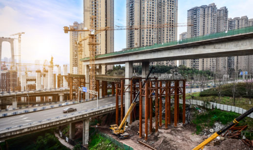 construção civil China