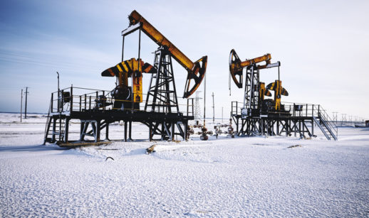 Campo de petróleo na Rússia