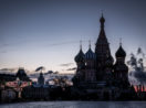 Silhueta do Kremlin, na Rússia, onde empresas estão deixando de fazer negócios