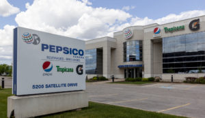 Fachada da PepsiCo que teve lucro no primeiro trimestre