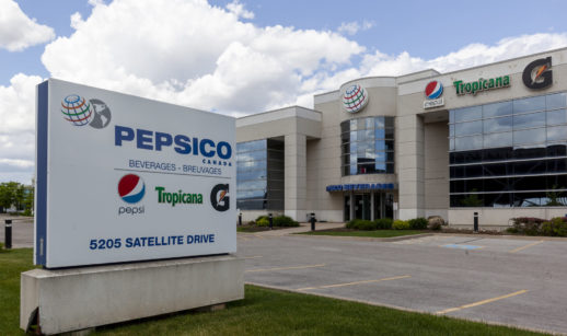 Fachada da PepsiCo que teve lucro no primeiro trimestre