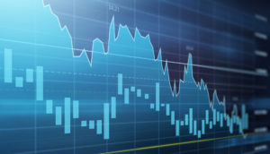 Gráficos de mercado financeiro alusivos ao Ibovespa
