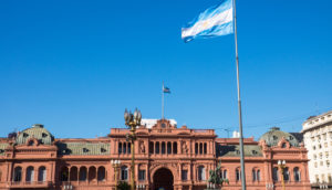 Casa Rosada, sede do governo da Argentina, que trocou a chefia da Economia