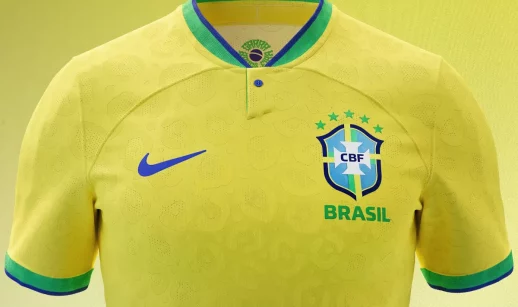 Camisa amarela da seleção brasileira para a Copa do Mundo do catar