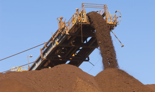Depósito de minério de ferro